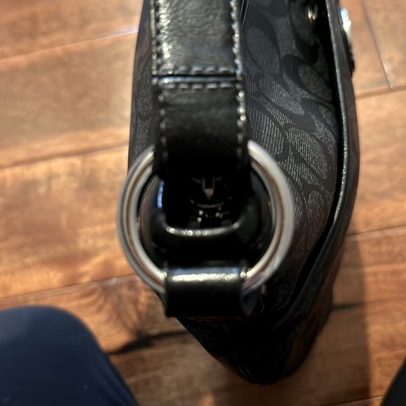 Black Coach Peyton Convertible Hobo Bag - Picture 6 of 9